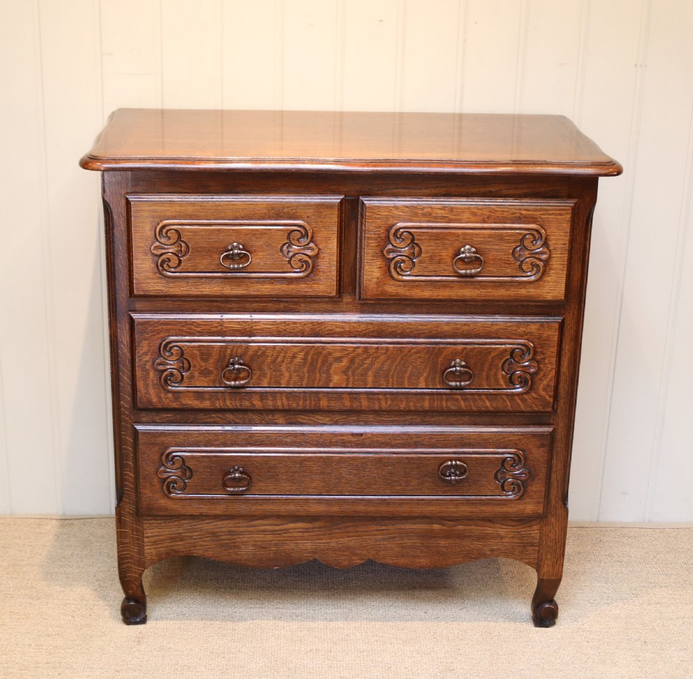 French Oak Chest Of Drawers