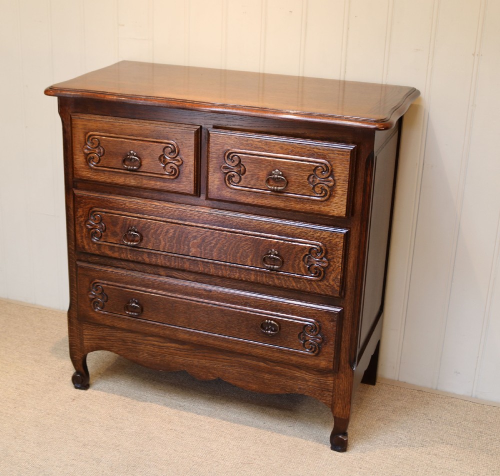 French Oak Chest Of Drawers View III
