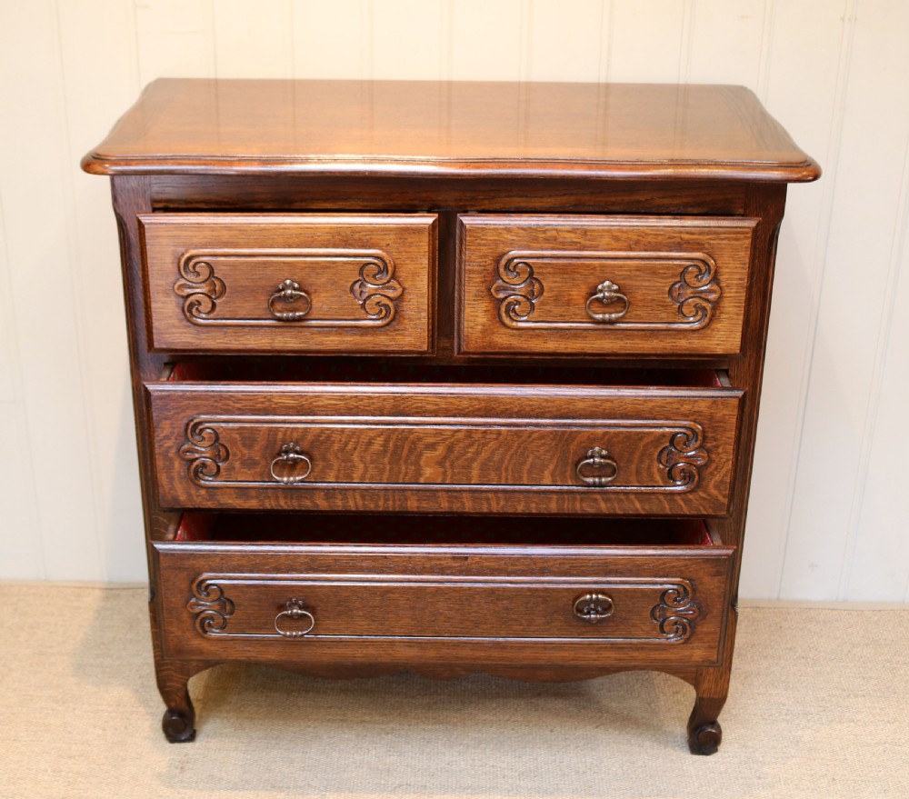French Oak Chest Of Drawers View IV