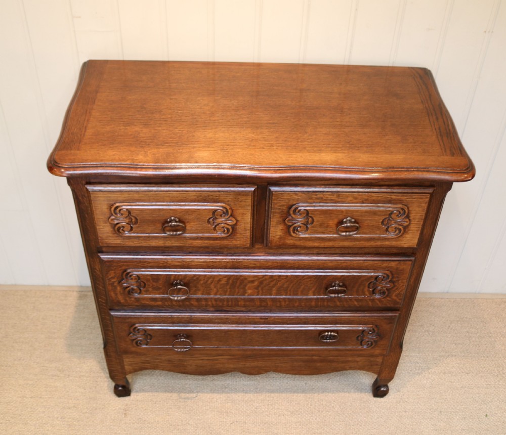 French Oak Chest Of Drawers View V