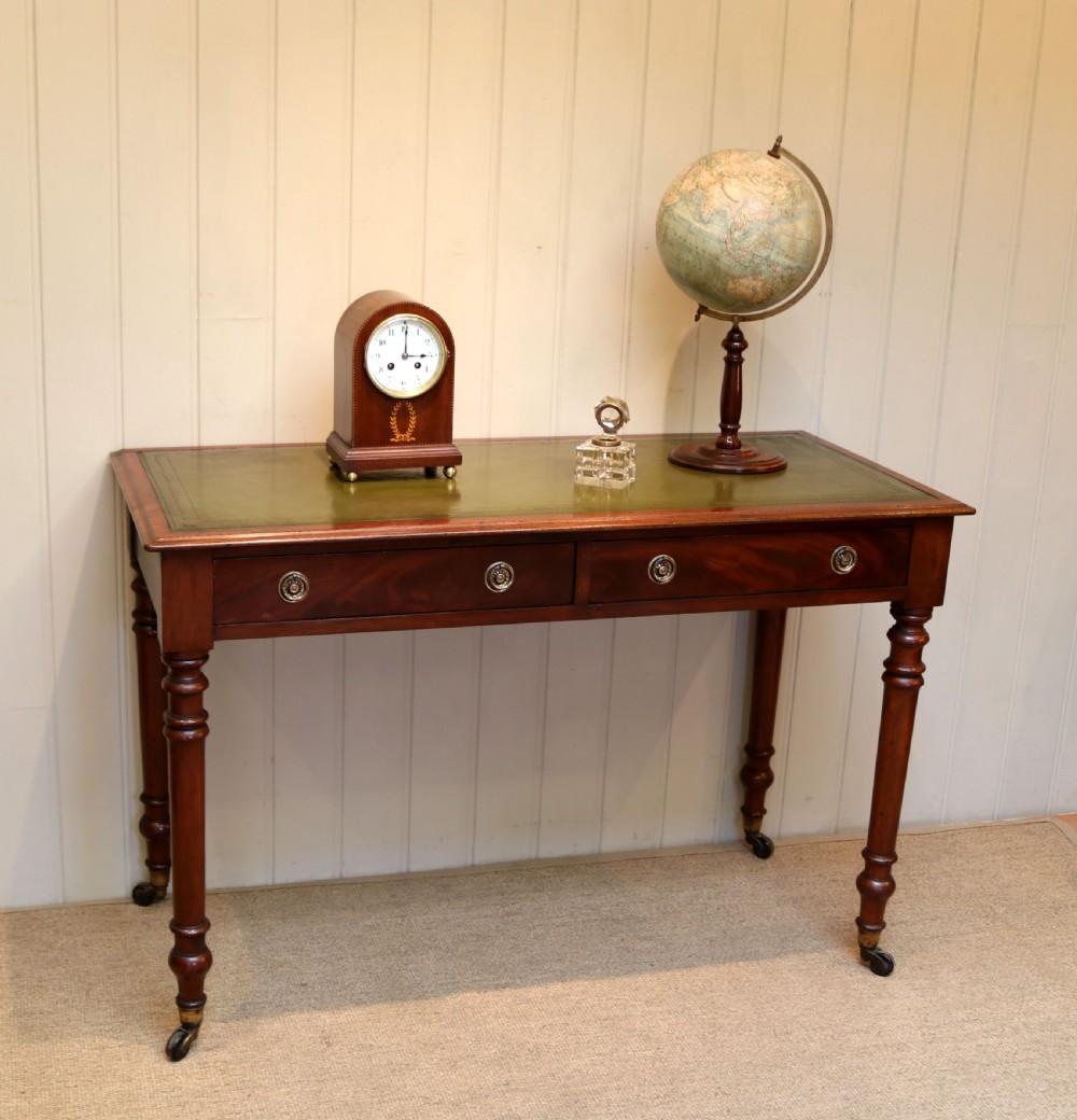 Late 19th Century Mahogany Writing Desk View VIII