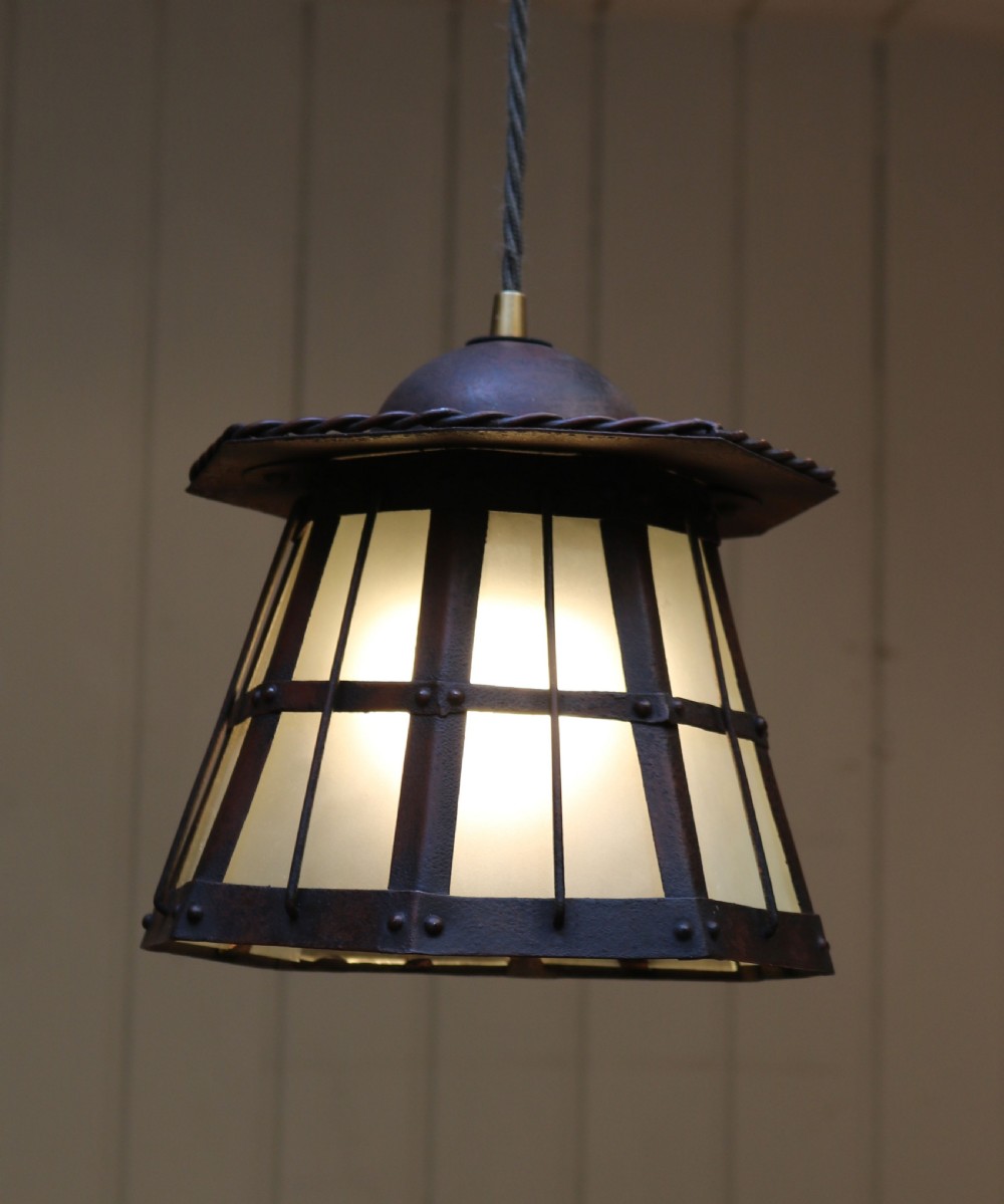 Arts And Crafts Hall Lantern View III
