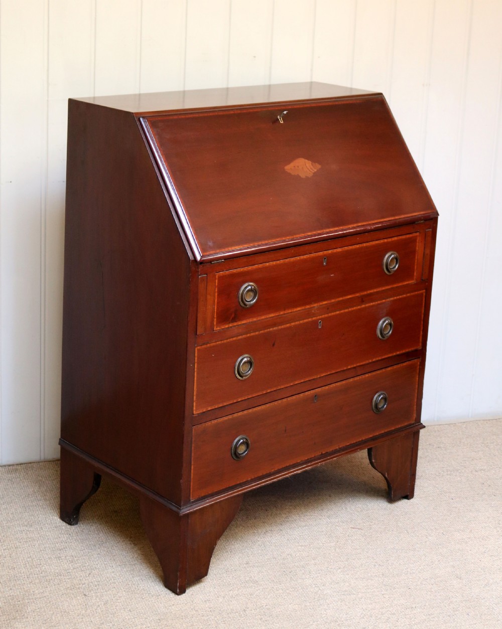 Edwardian Mahogany Bureau