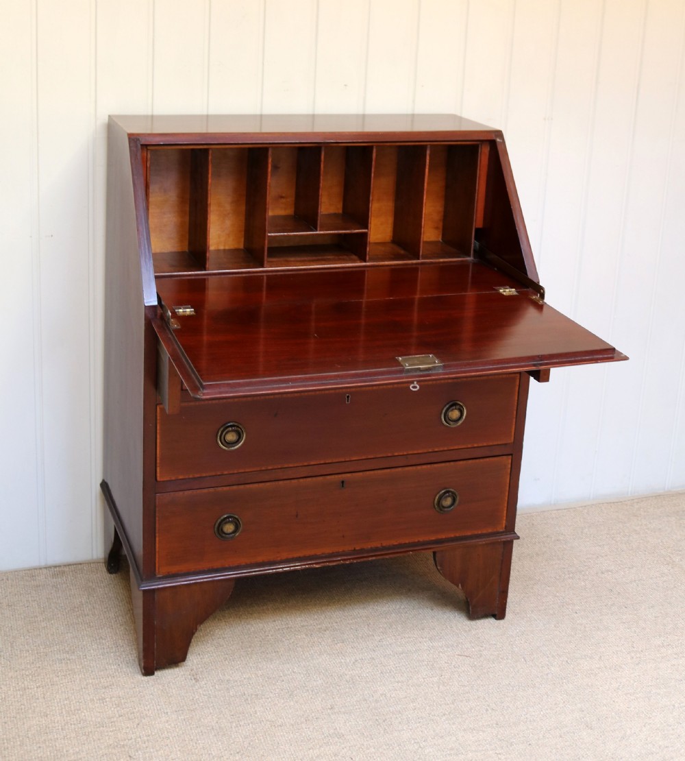Edwardian Mahogany Bureau View IV
