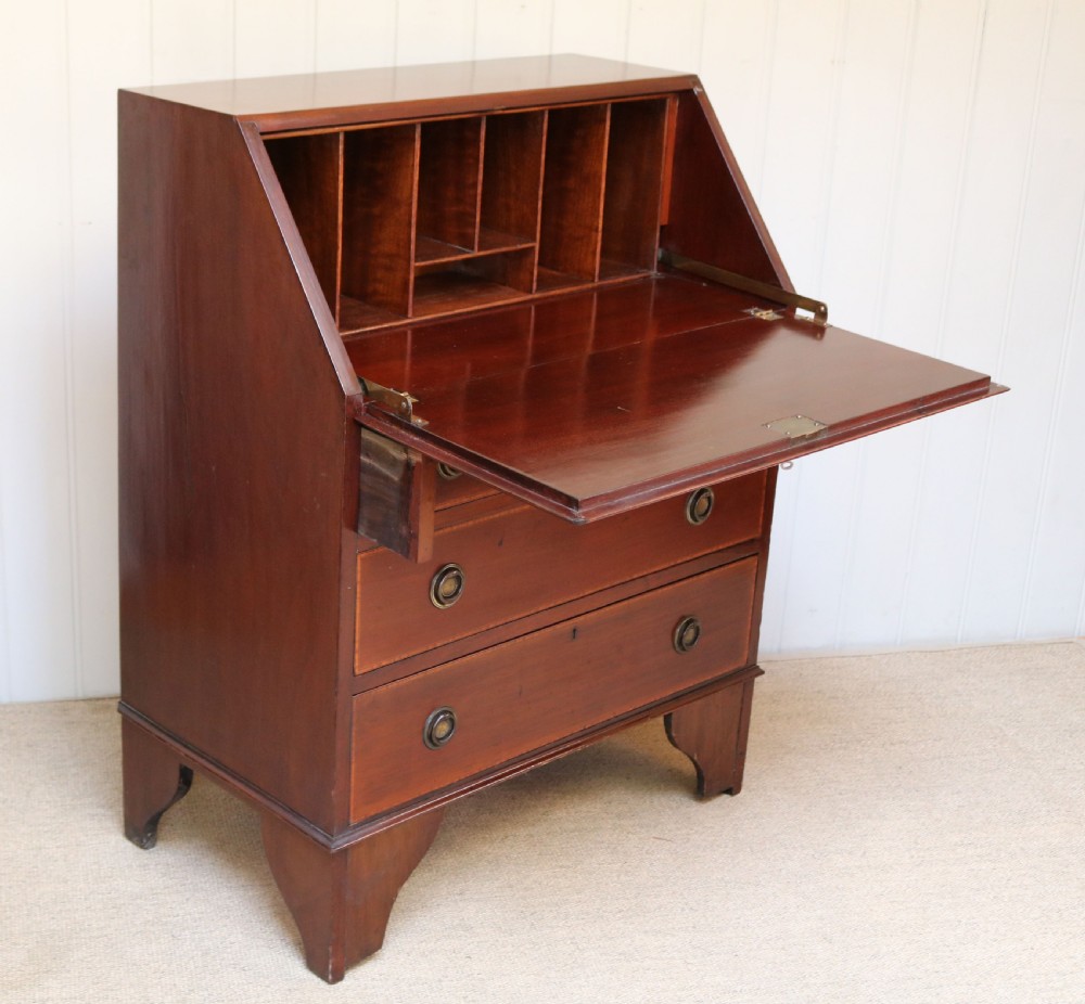 Edwardian Mahogany Bureau View VII