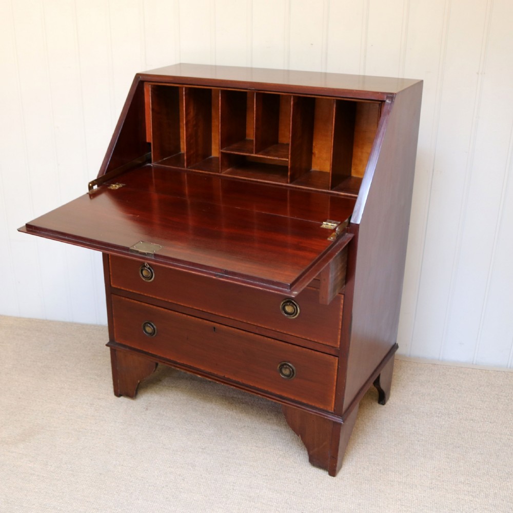 Edwardian Mahogany Bureau View VIII