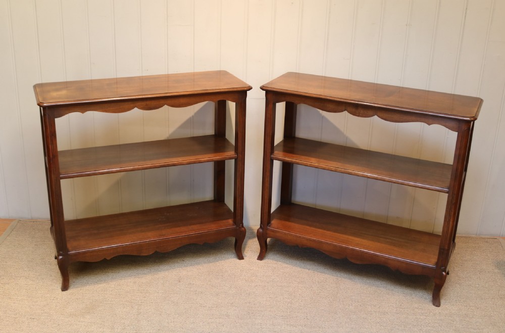 Pair Of Fruitwood Tables