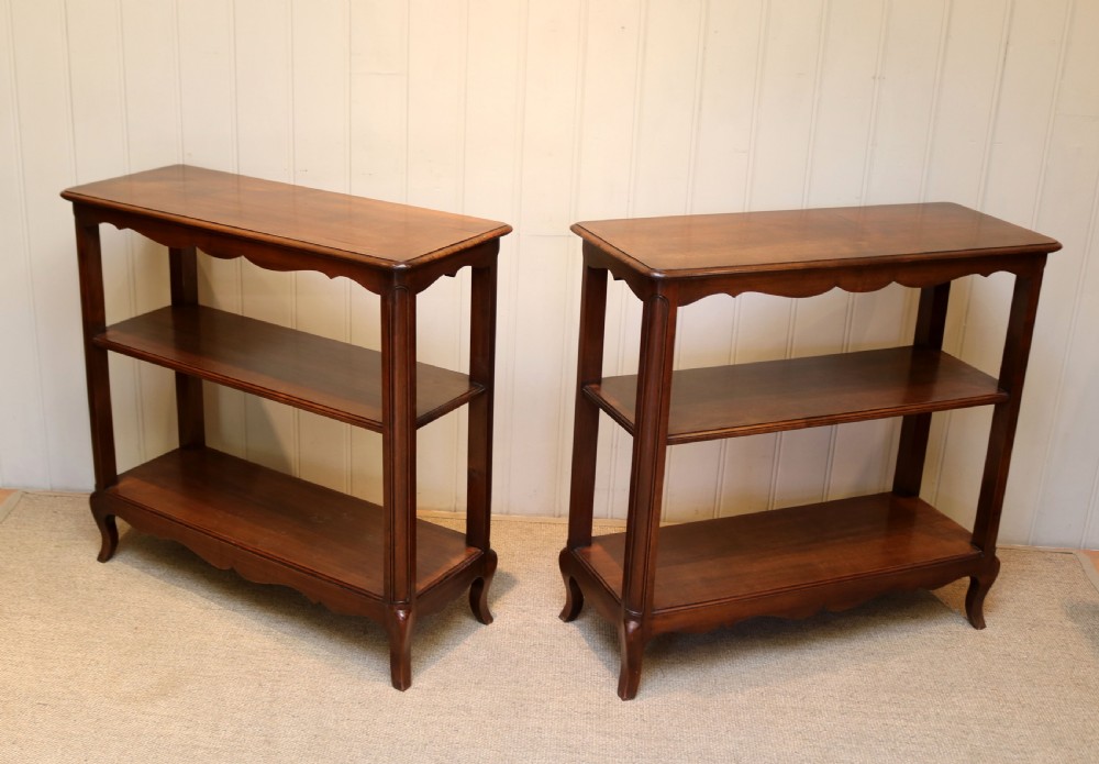 Pair Of Fruitwood Tables View III