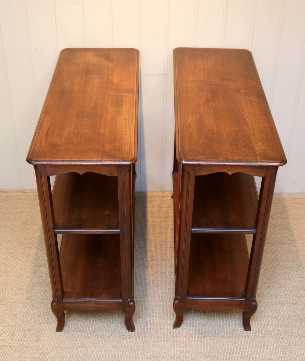 Pair Of Fruitwood Tables View V
