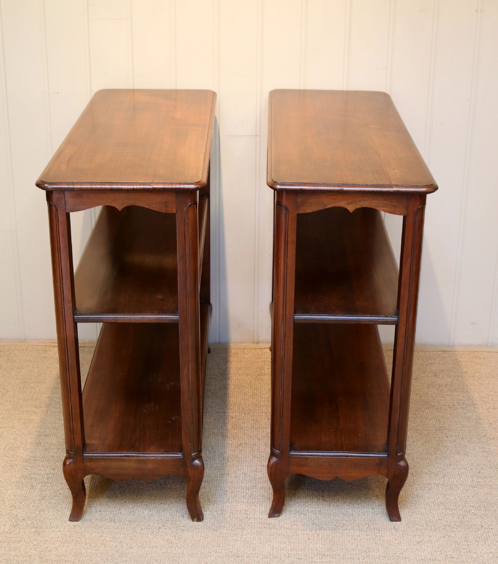 Pair Of Fruitwood Tables View VIII