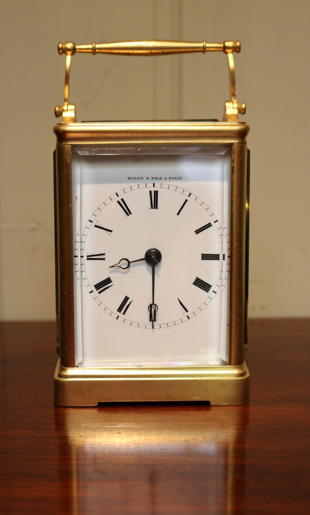 Early Bell Striking Carriage Clock