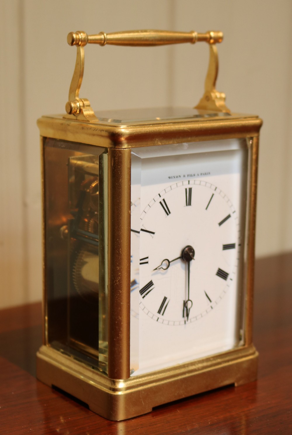 Early Bell Striking Carriage Clock View III