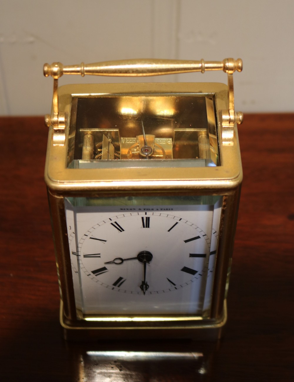Early Bell Striking Carriage Clock View V