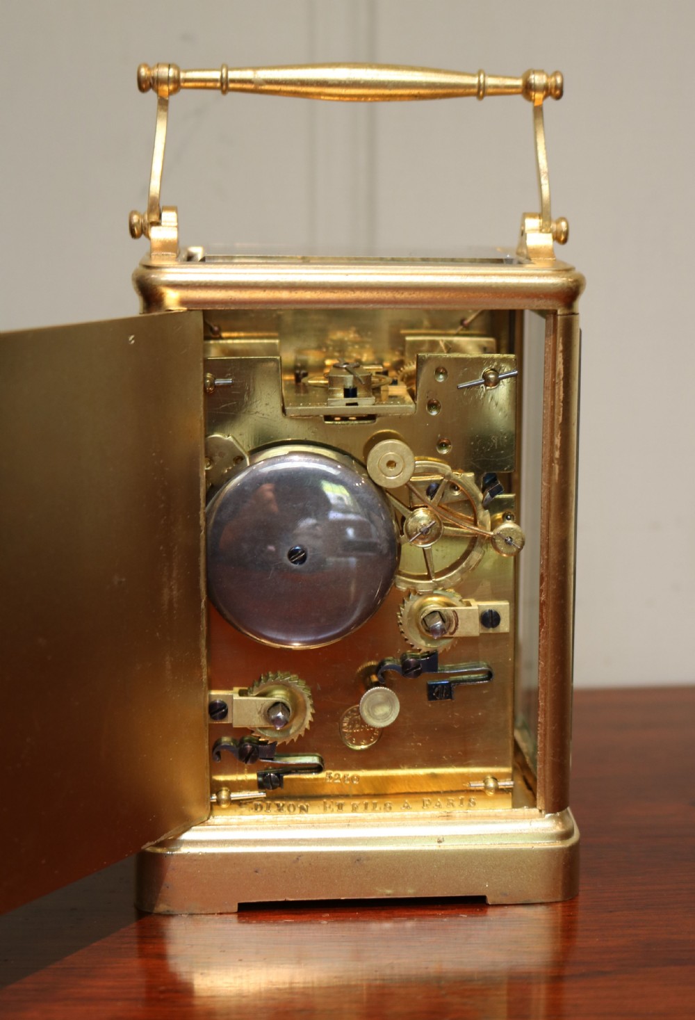 Early Bell Striking Carriage Clock View VIII