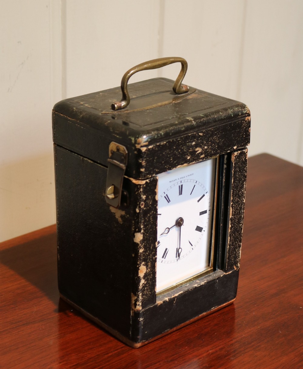 Early Bell Striking Carriage Clock View XV