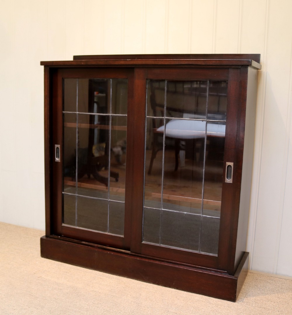 Mahogany Glazed Bookcase View II