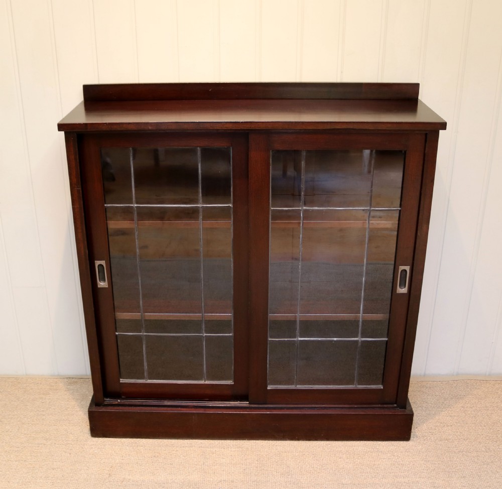 Mahogany Glazed Bookcase View IV