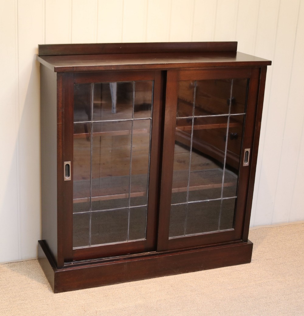 Mahogany Glazed Bookcase View VI