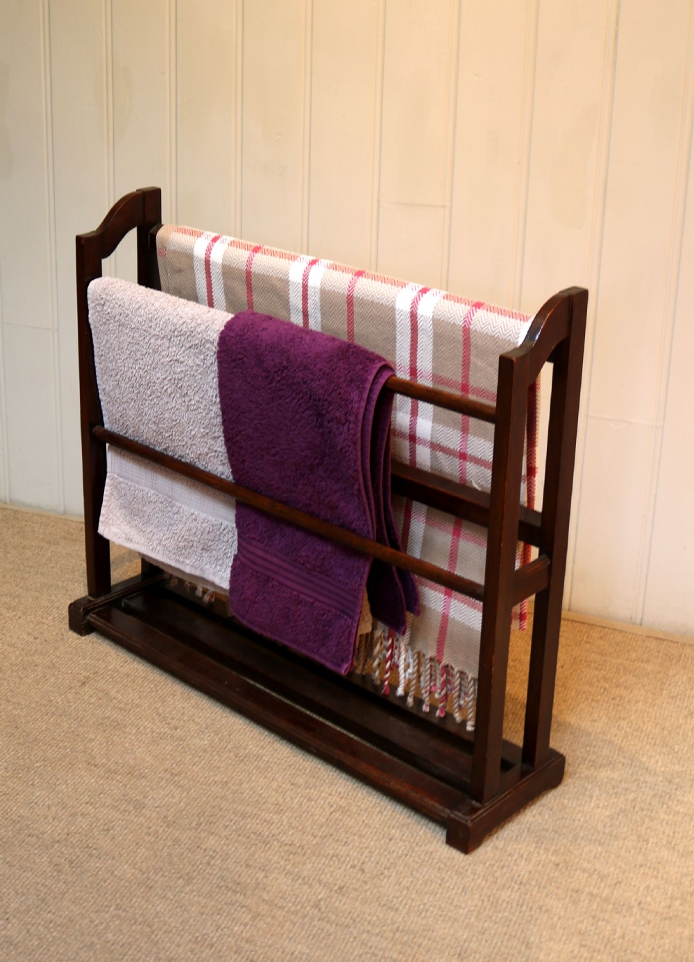 Oak Towel Rail View VI
