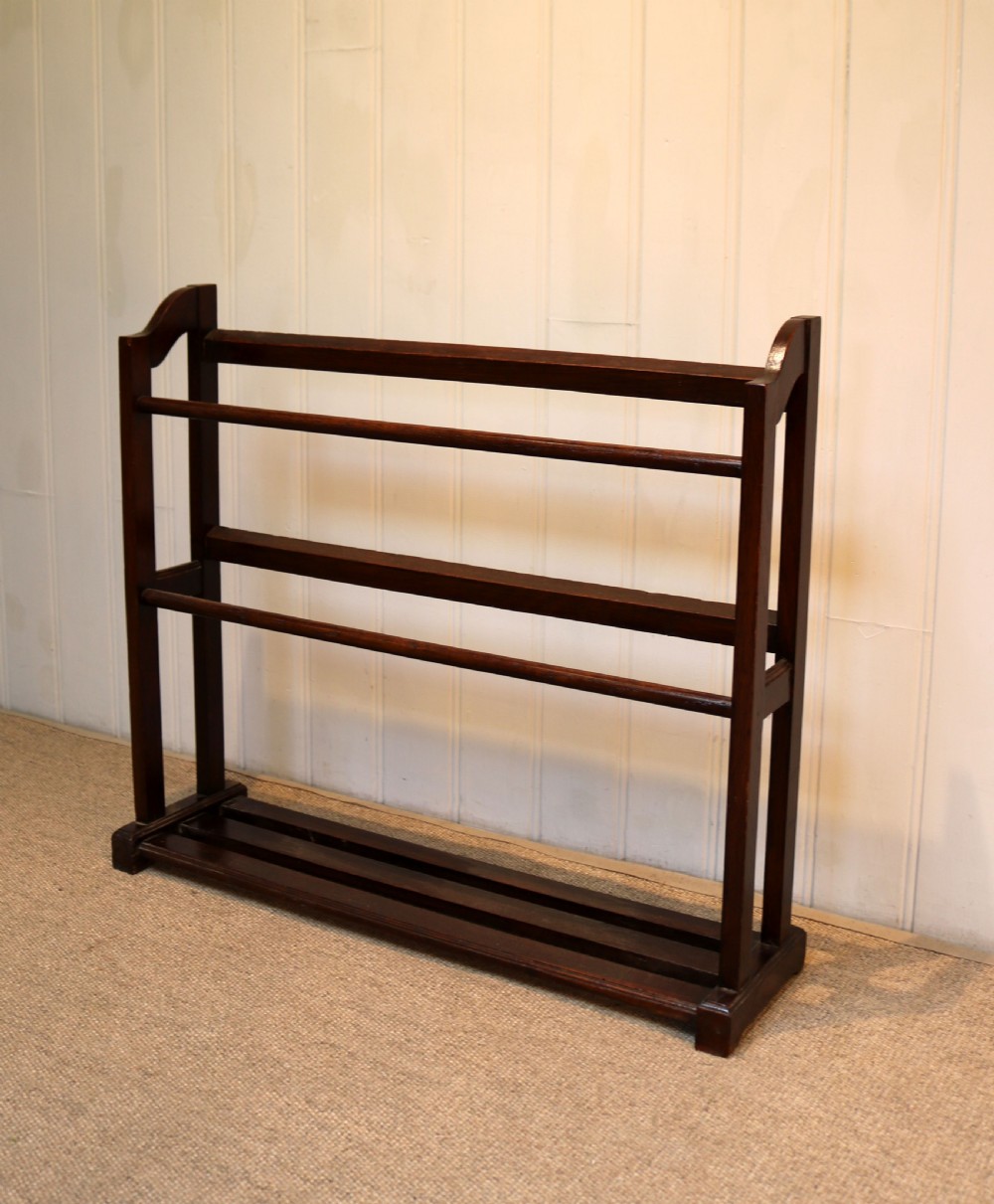 Oak Towel Rail View VII