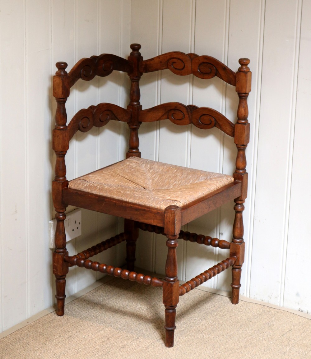 French Beech Corner Chair View IV