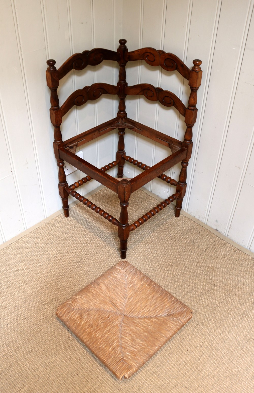 French Beech Corner Chair View V
