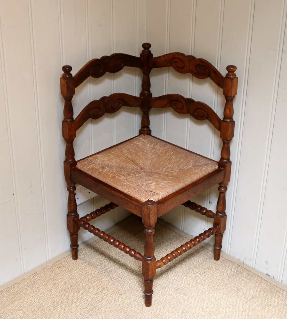 French Beech Corner Chair View VII