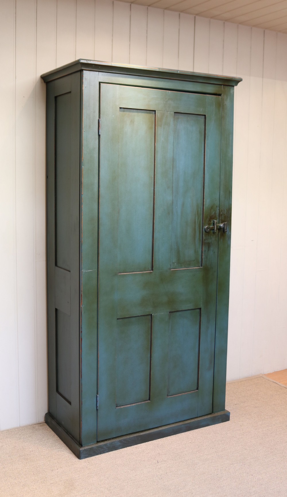 Late 19th Century Painted Single Door Cupboard