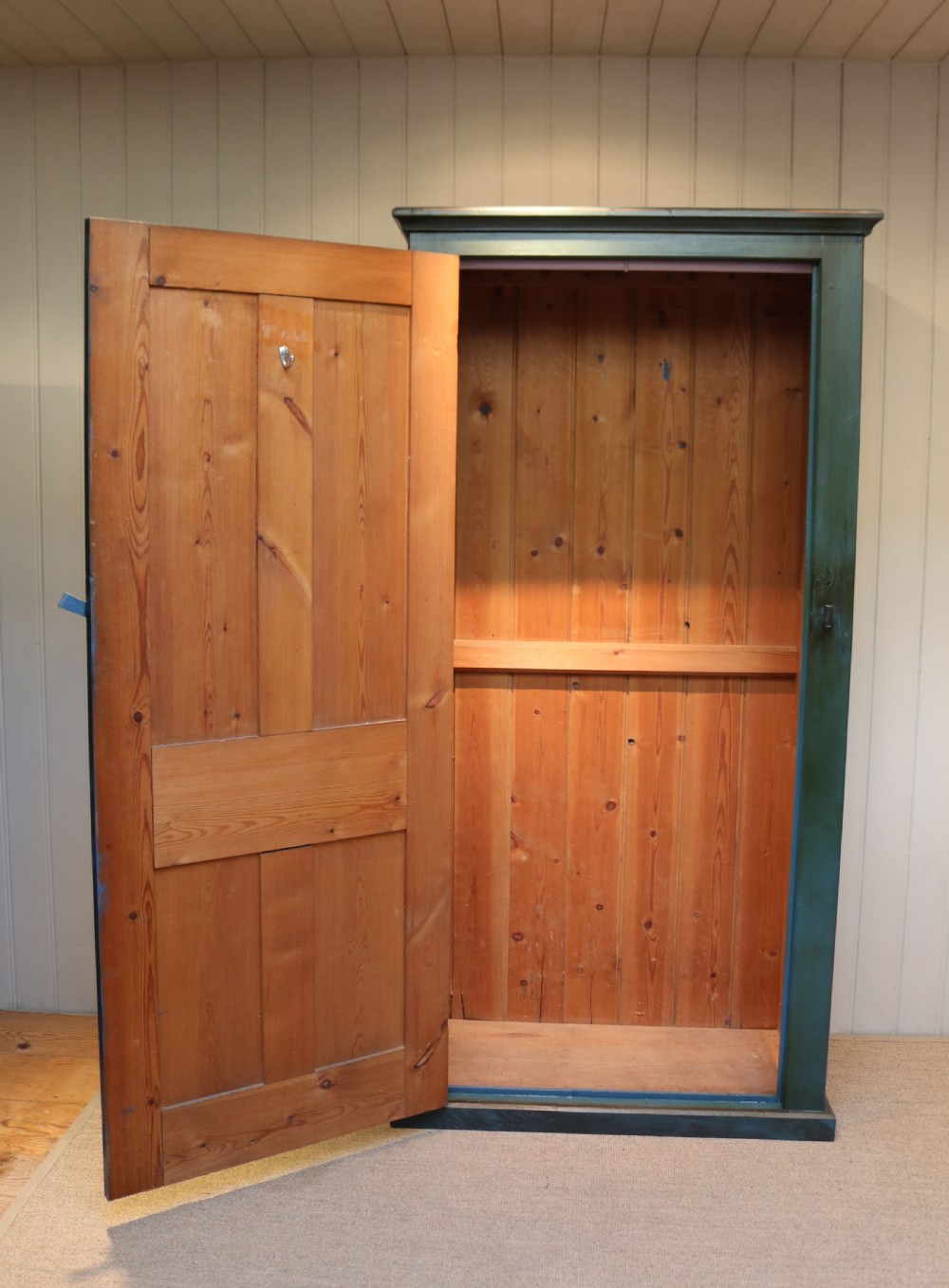 Late 19th Century Painted Single Door Cupboard View IV