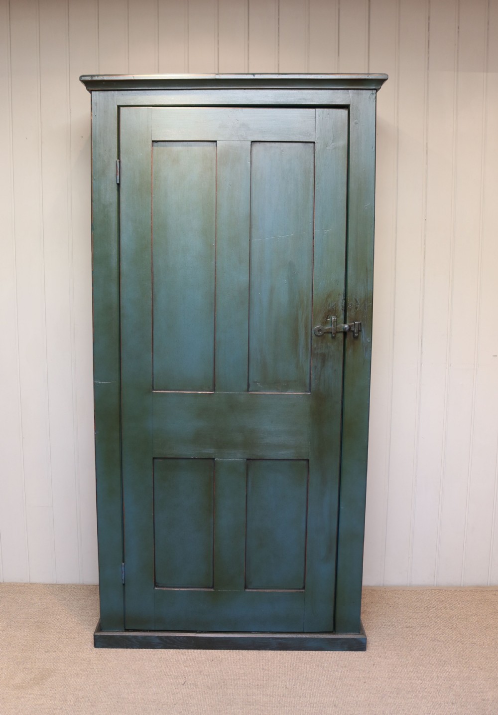 Late 19th Century Painted Single Door Cupboard View V