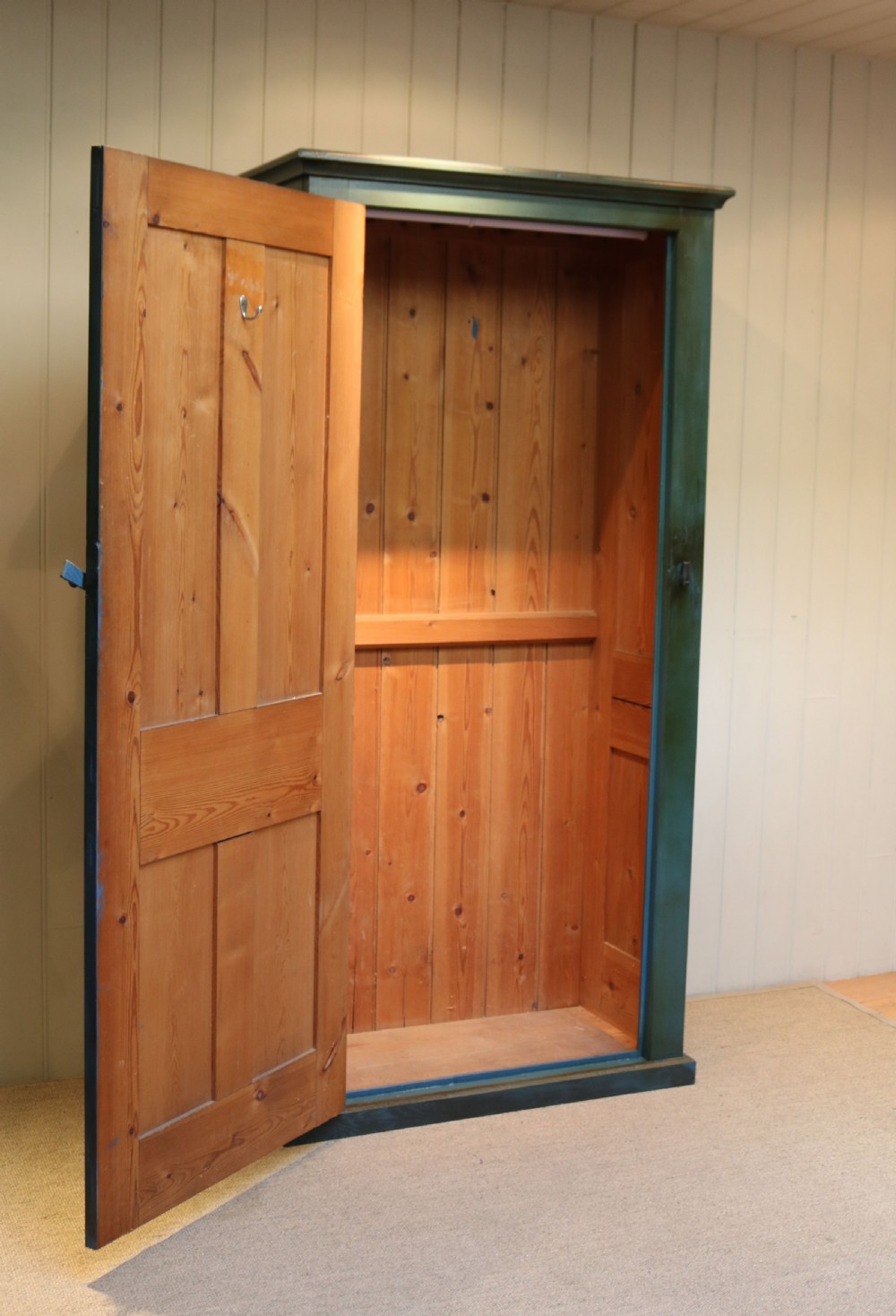 Late 19th Century Painted Single Door Cupboard View VI