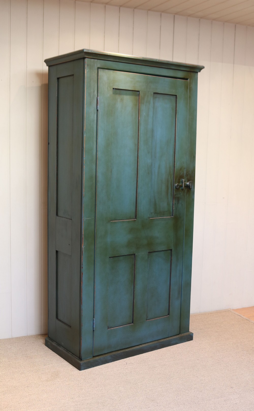 Late 19th Century Painted Single Door Cupboard View VIII