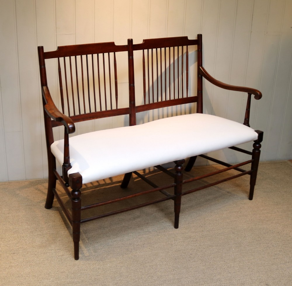 Walnut Framed Settee View III
