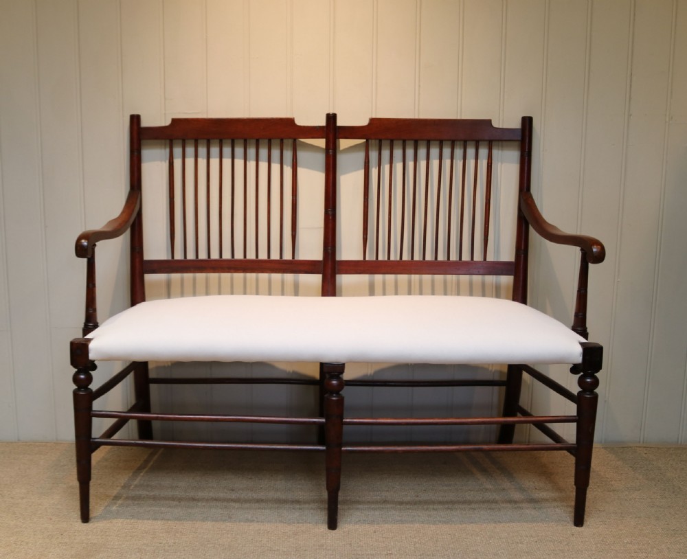 Walnut Framed Settee View IV