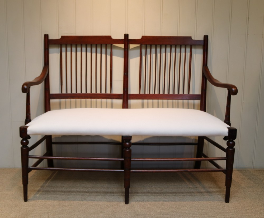 Walnut Framed Settee View VI
