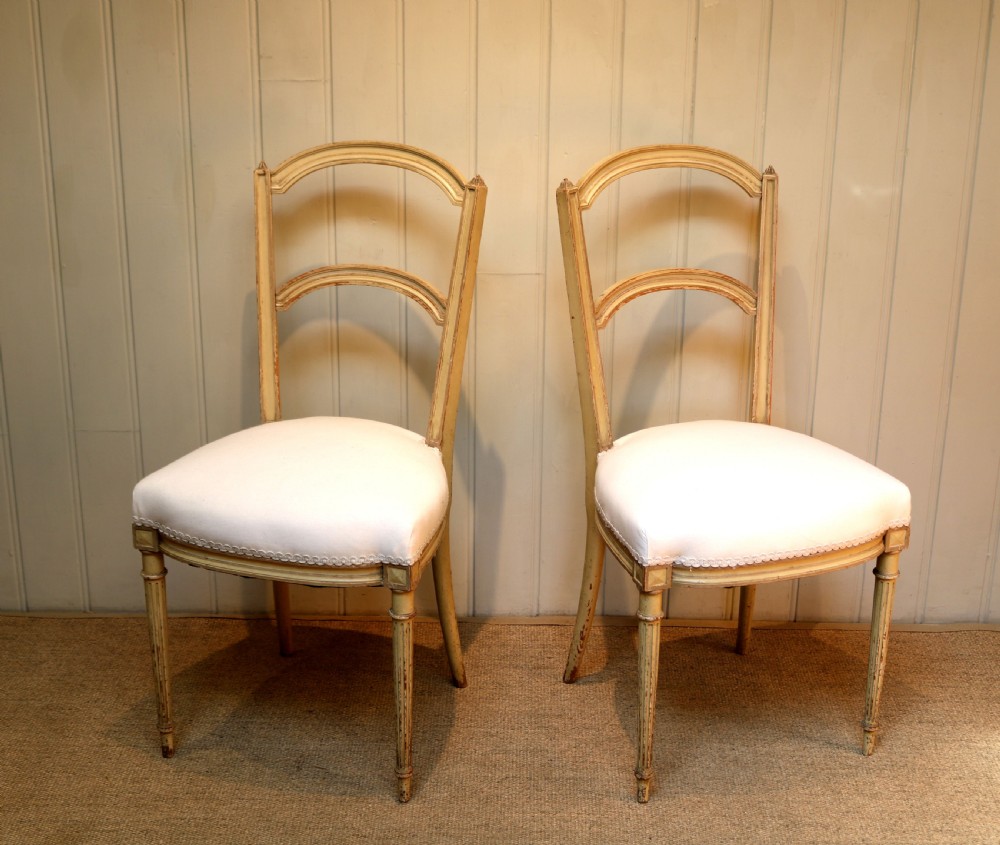 Pair Of Late 19th Century Painted Chairs View IV