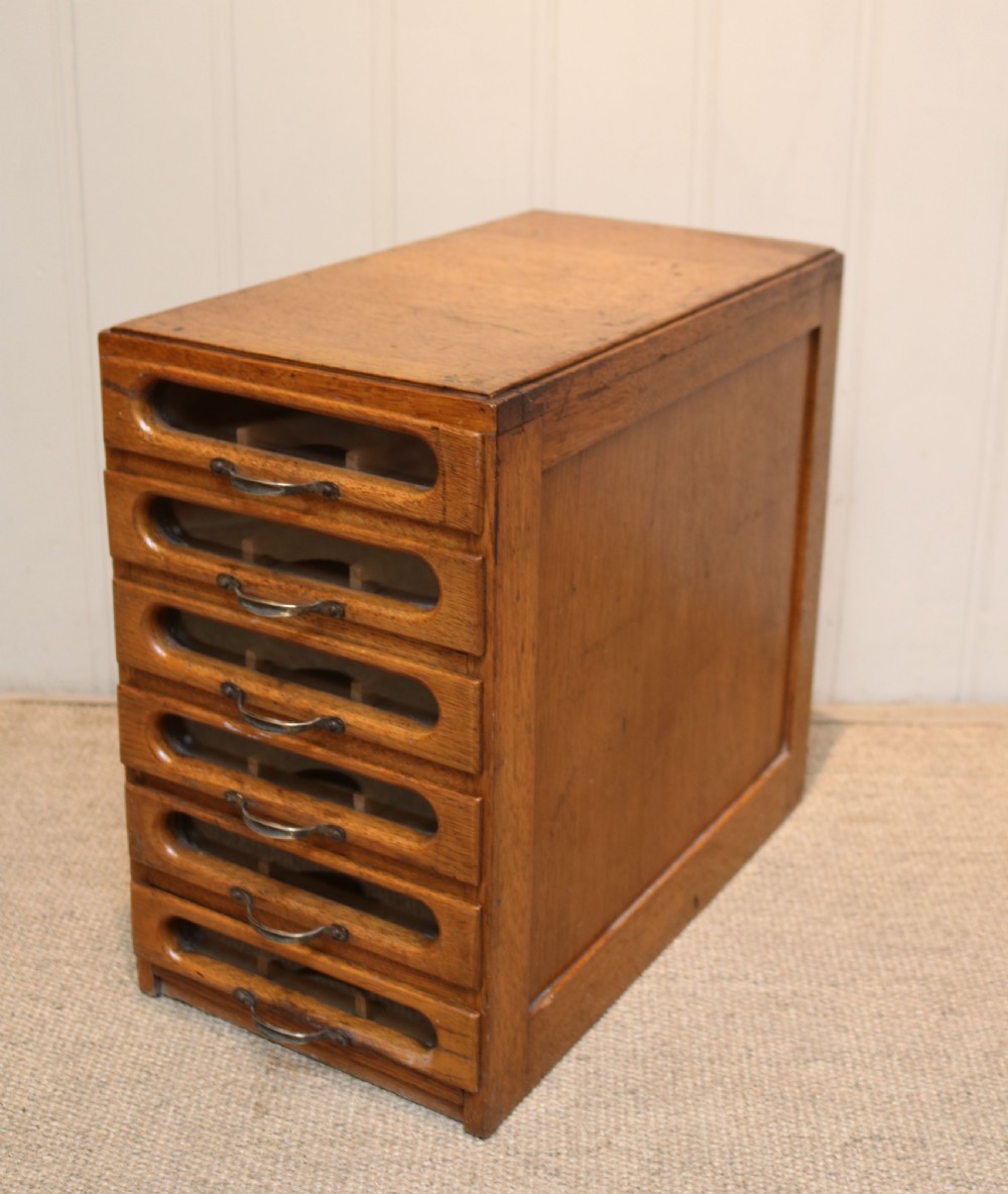Set Of Oak Haberdashers Drawers View VIII