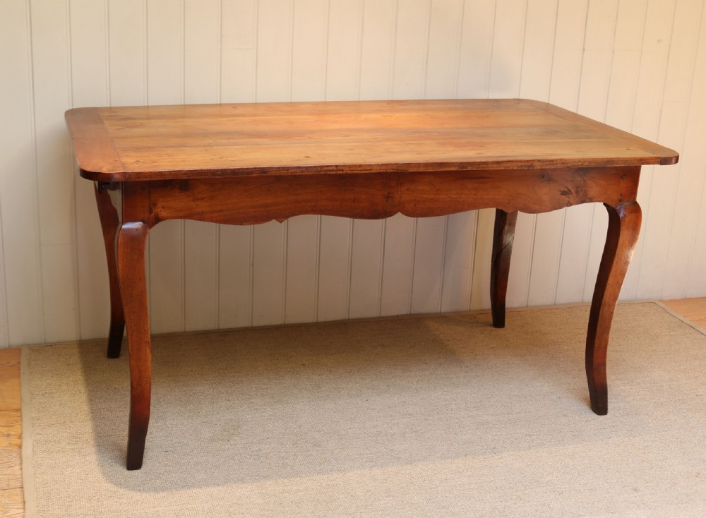 French Cherry Wood Farmhouse Table View III