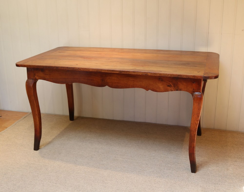 French Cherry Wood Farmhouse Table View VI