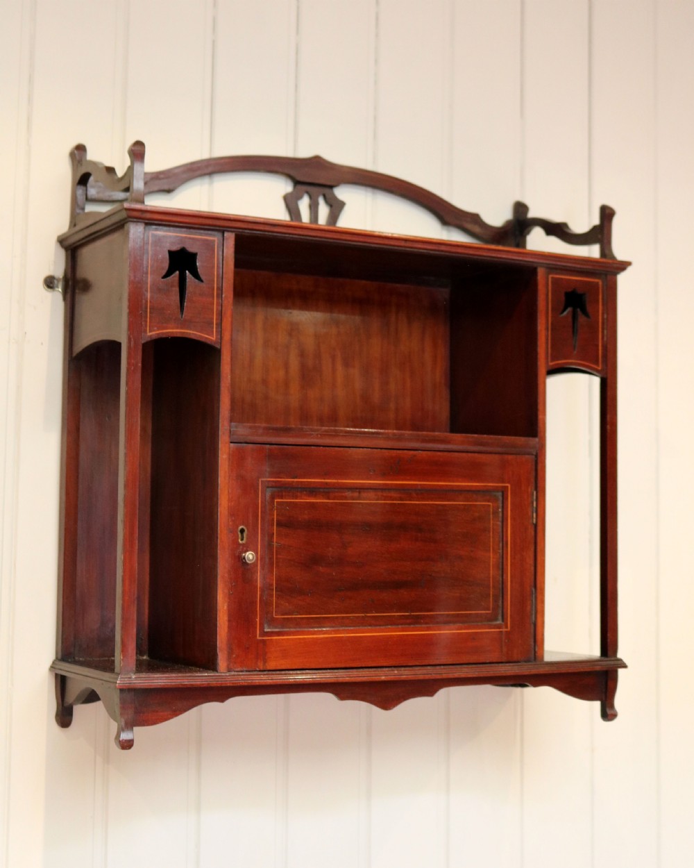 Edwardian Mahogany Wall Cabinet View II