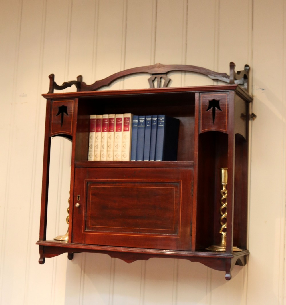 Edwardian Mahogany Wall Cabinet View V
