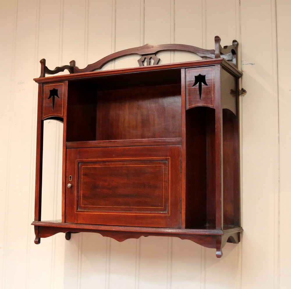 Edwardian Mahogany Wall Cabinet View VI