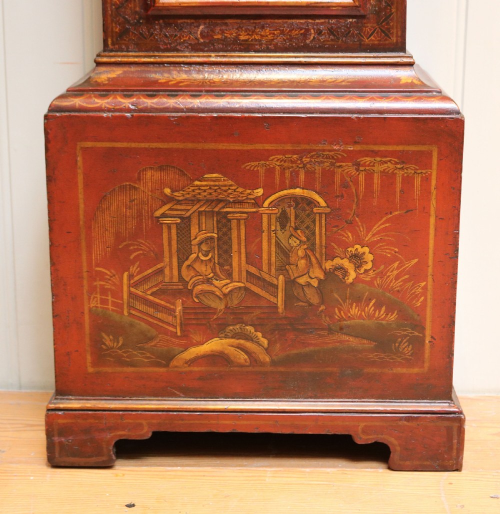  Chinoiserie Longcase Clock View V
