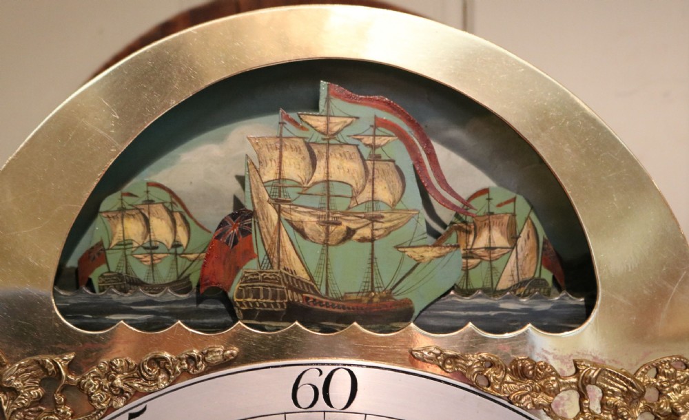  Longcase Clock with Rocking Ships Automaton View XII