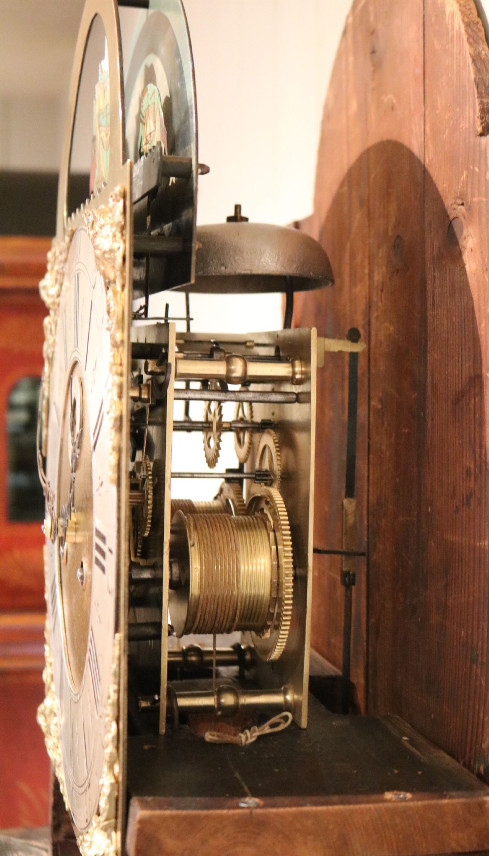 Longcase Clock with Rocking Ships Automaton View XIV