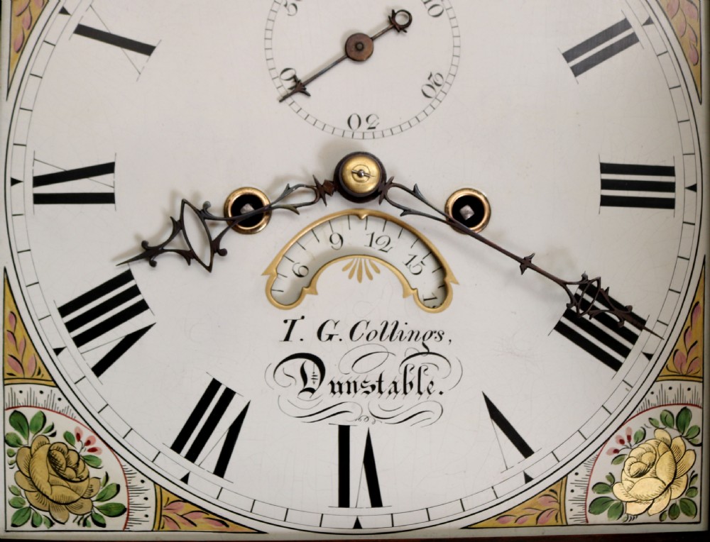 Small Oak  8 Day Cottage Longcase Clock View VIII