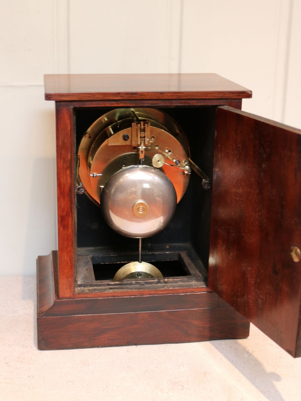 Rosewood Mantel Clock by Clockmaker to HM Queen Victoria View XII