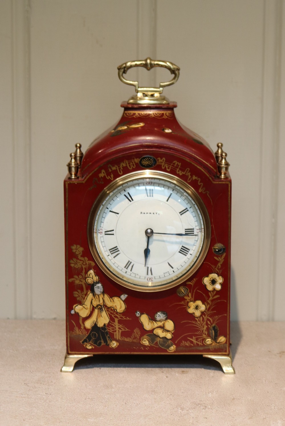 Asprey Chinoiserie Miniature Bracket Clock View II