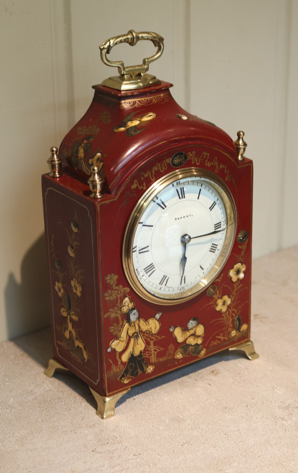 Asprey Chinoiserie Miniature Bracket Clock View VI