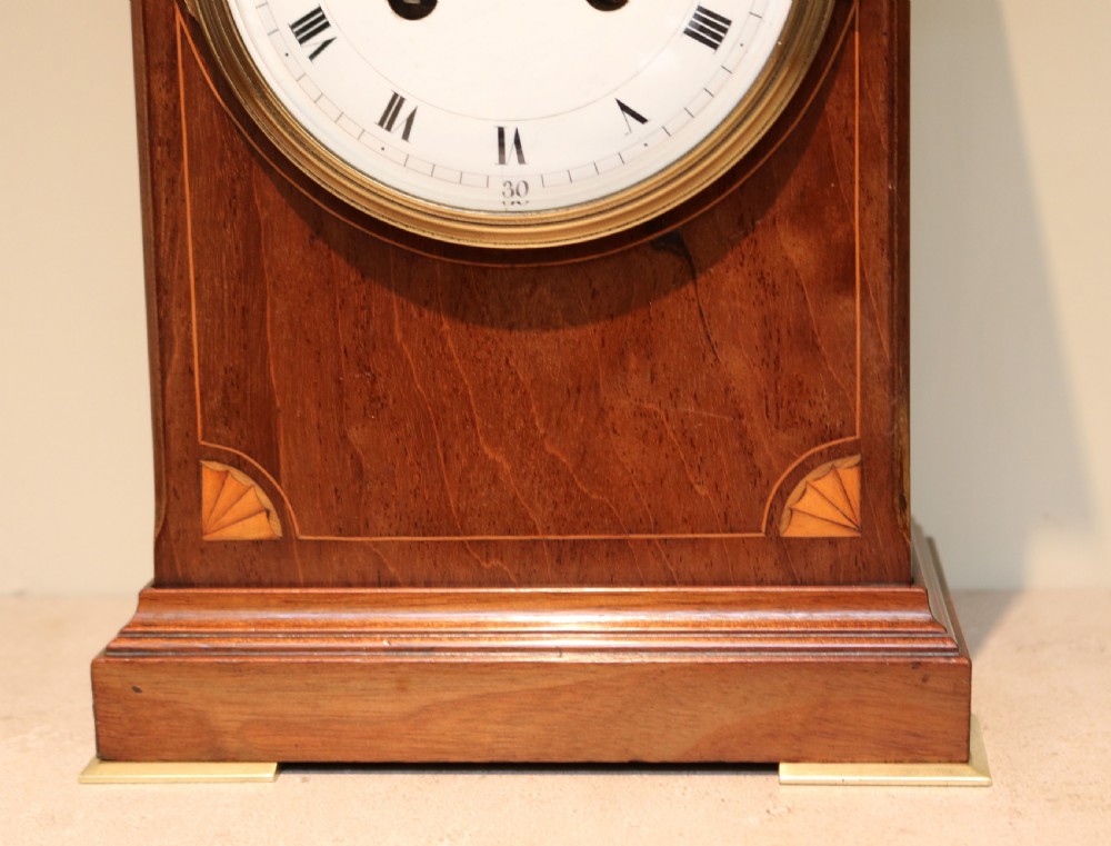 Edwardian Chamfer Top Mantel Clock View V